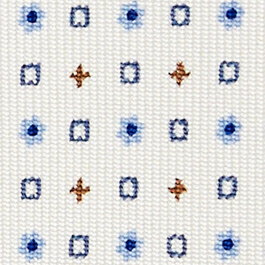 WHITE SARTORIAL CLASSIC SILK TIE