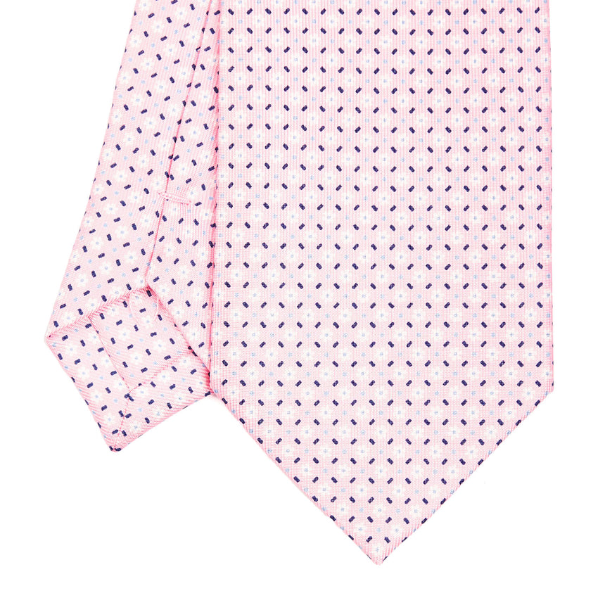 PINK SARTORIAL CLASSIC SILK TIE
