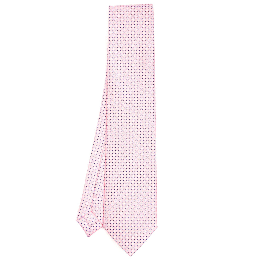 PINK SARTORIAL CLASSIC SILK TIE