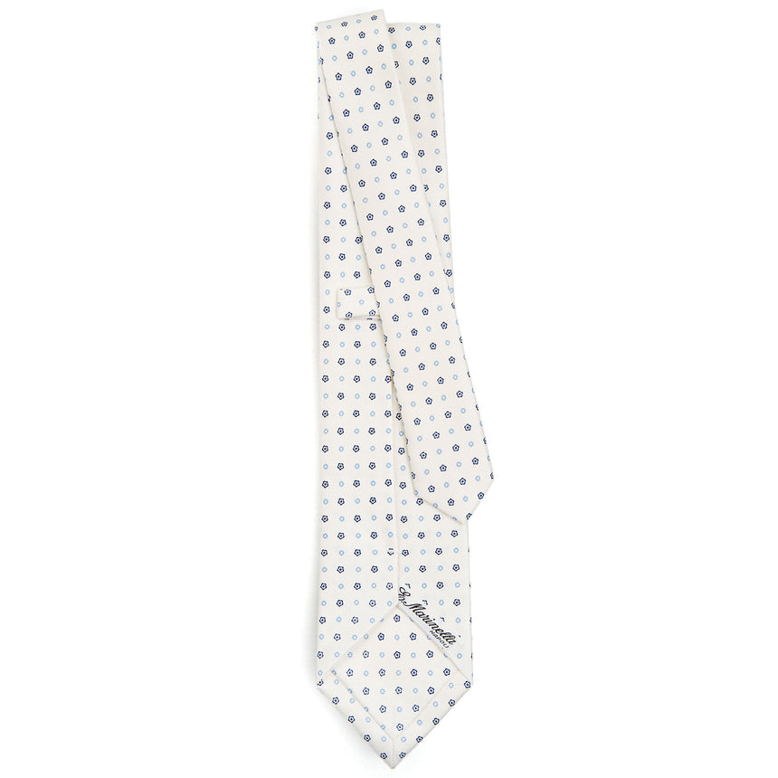 WHITE SARTORIAL CLASSIC SILK TIE