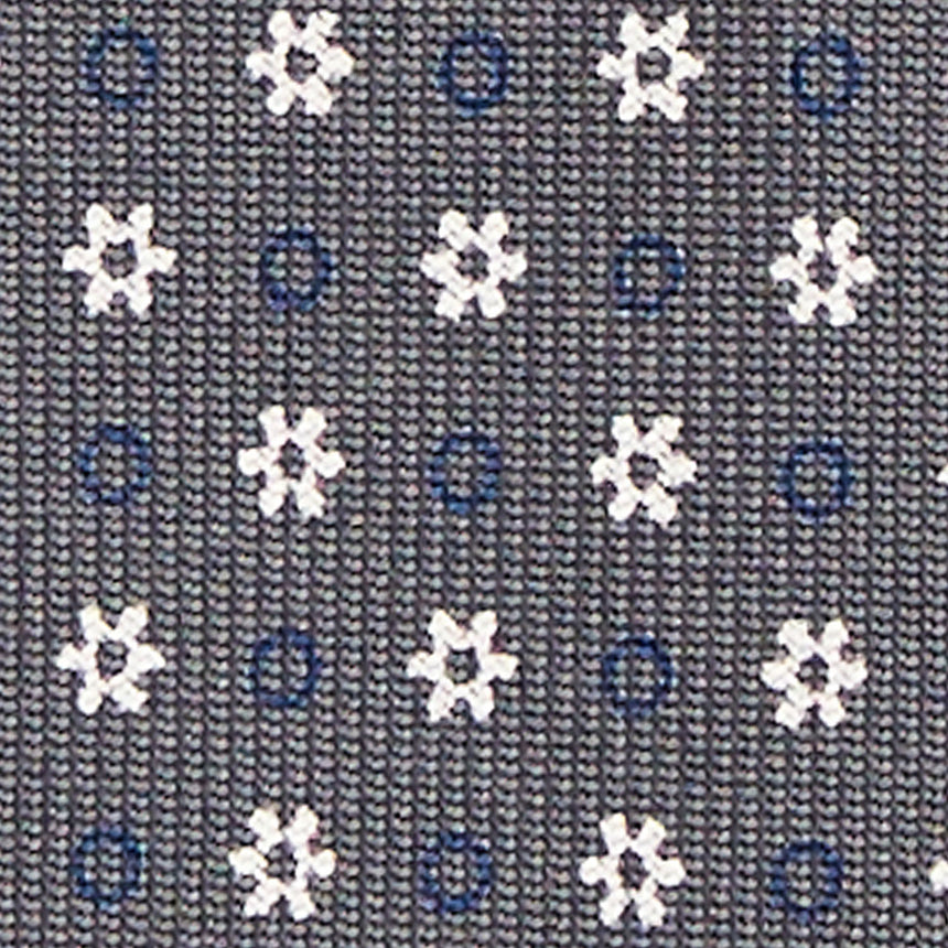 DARK GREY SARTORIAL CLASSIC SILK TIE