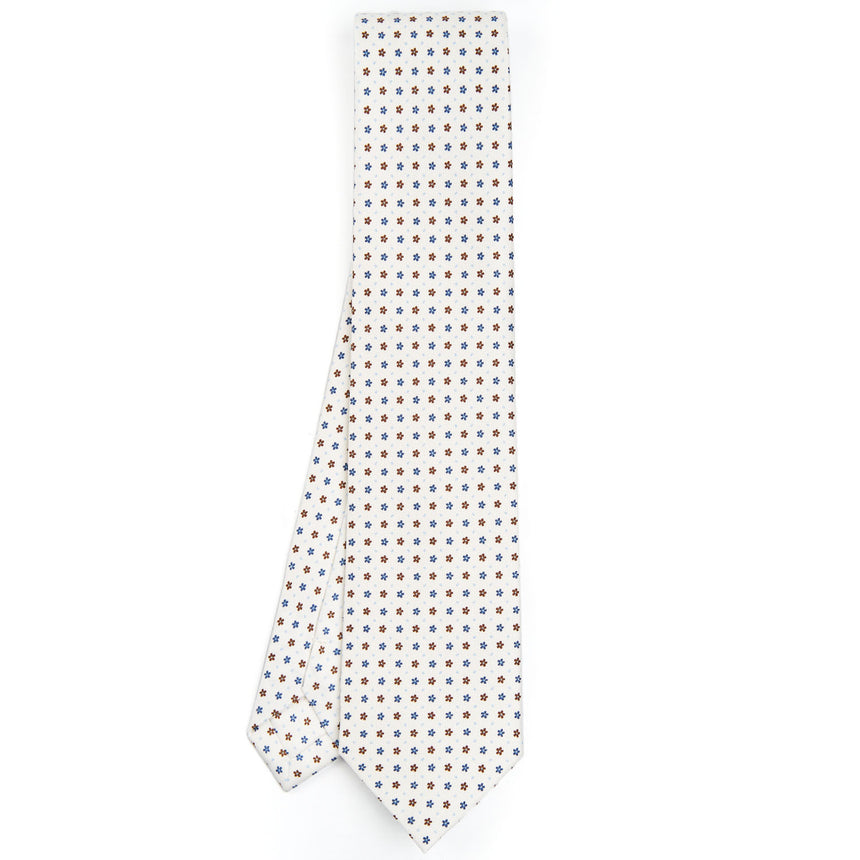 CRAVATTA SARTORIALE CLASSICA IN SETA BIANCA