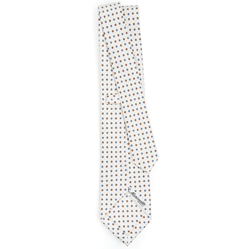 CRAVATTA SARTORIALE CLASSICA IN SETA BIANCA