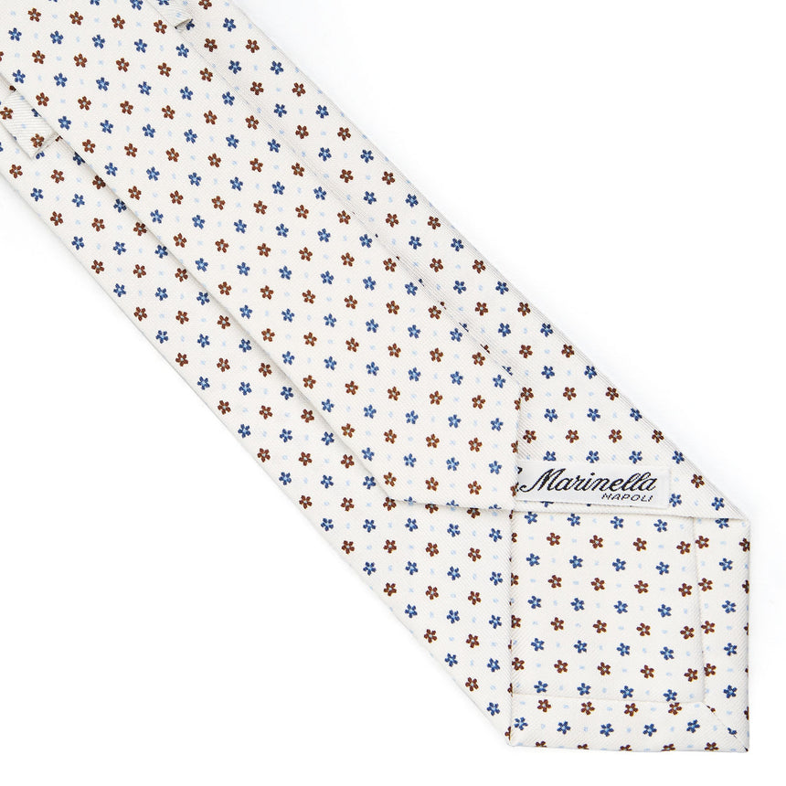 CRAVATTA SARTORIALE CLASSICA IN SETA BIANCA