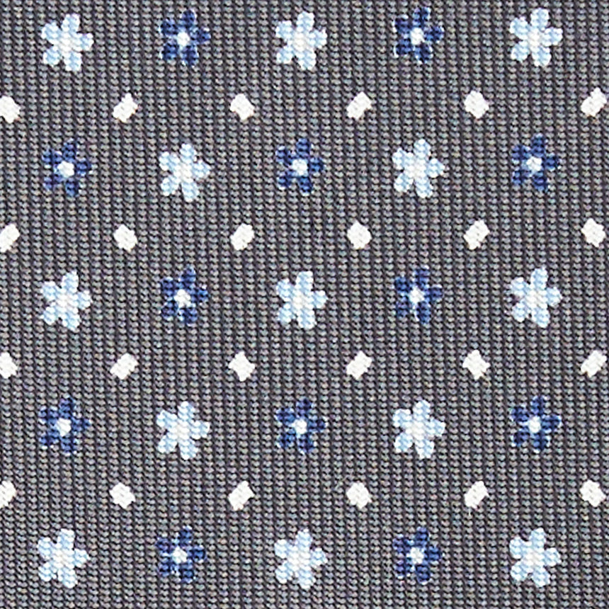 DARK GREY SARTORIAL CLASSIC SILK TIE