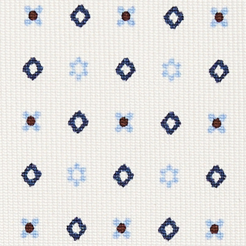 WHITE SARTORIAL CLASSIC SILK TIE