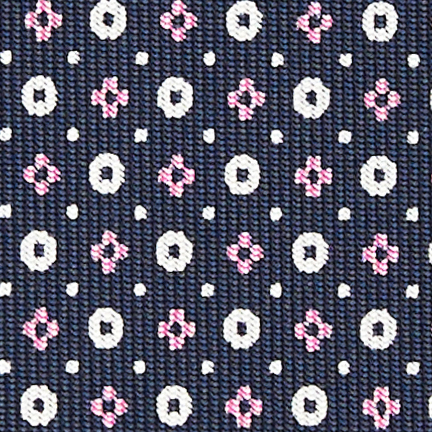 CRAVATTA SARTORIALE CLASSICA IN SETA BLU SCURO