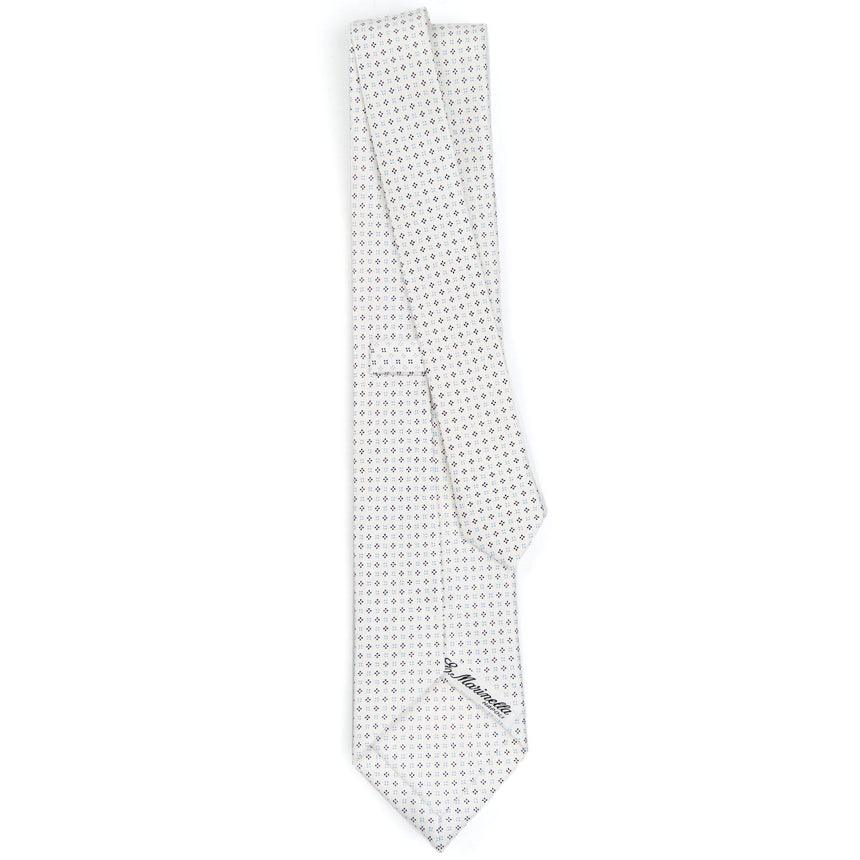 WHITE SARTORIAL CLASSIC SILK TIE