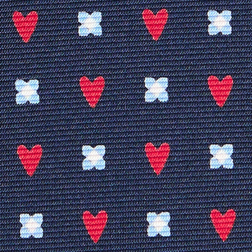 CRAVATTA SARTORIALE CLASSICA IN SETA BLU SCURO