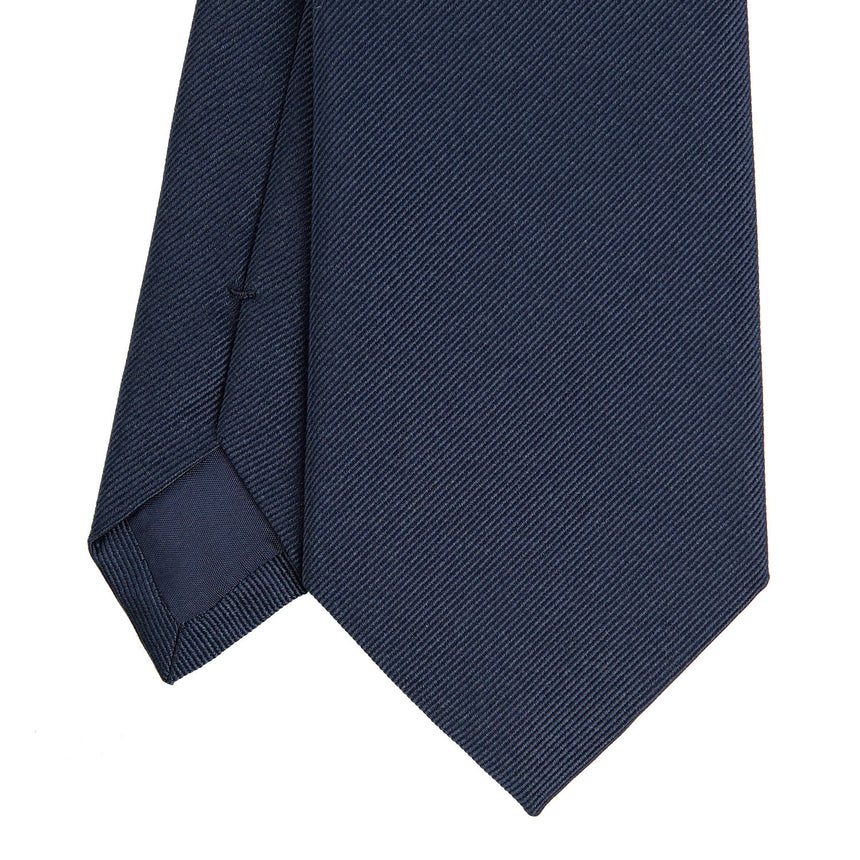 DARK BLUE SARTORIAL JACQUARD SILK TIE