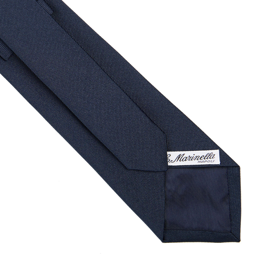 DARK BLUE SARTORIAL JACQUARD SILK TIE