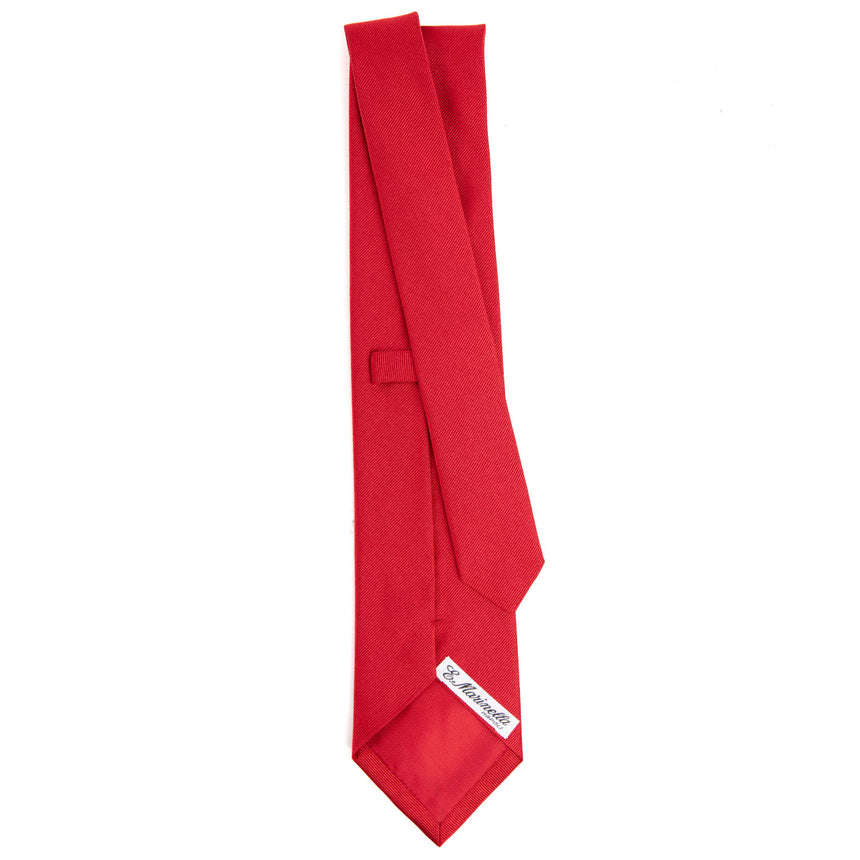 RED SARTORIAL JACQUARD SILK TIE