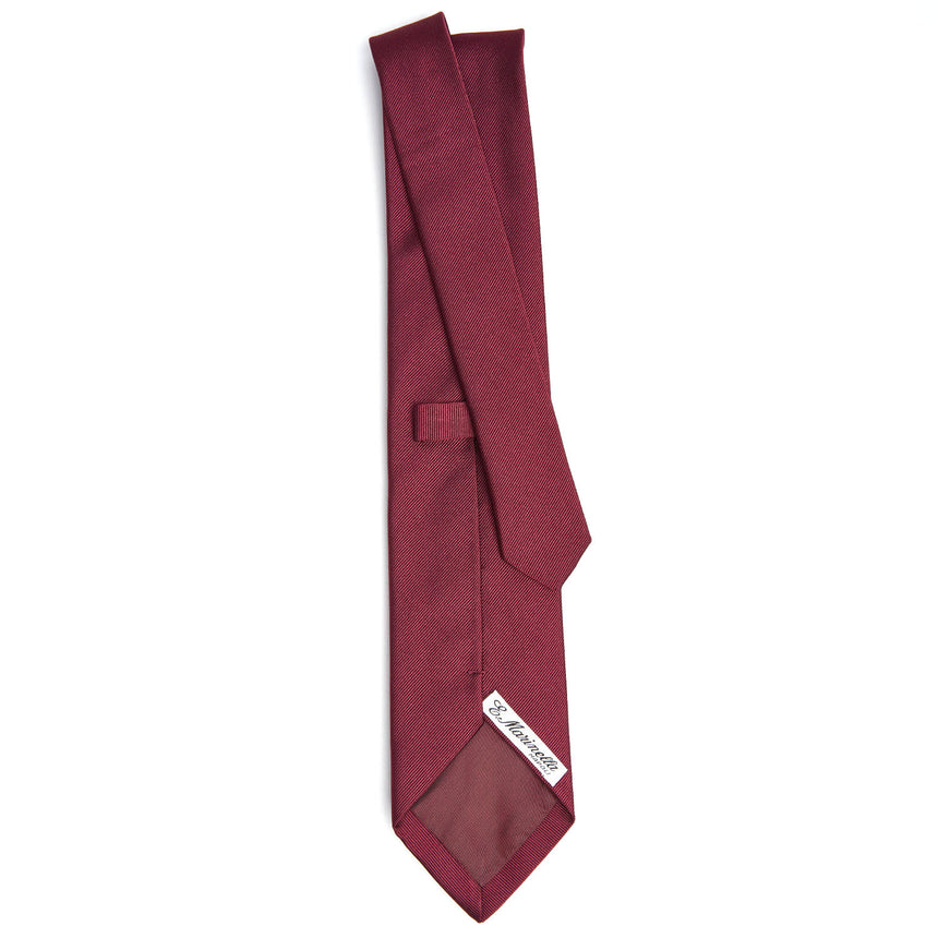 BURGUNDY SARTORIAL JACQUARD SILK TIE