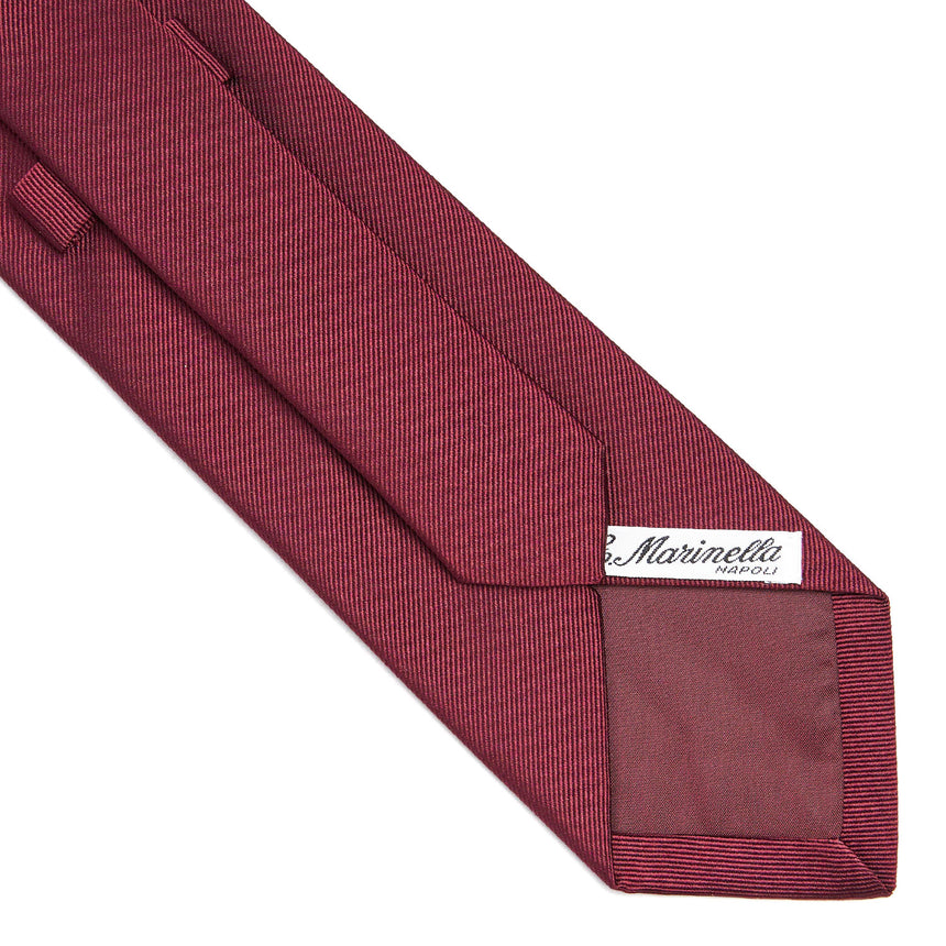 BURGUNDY SARTORIAL JACQUARD SILK TIE