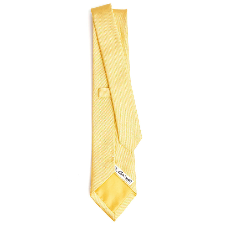 YELLOW SARTORIAL JACQUARD SILK TIE