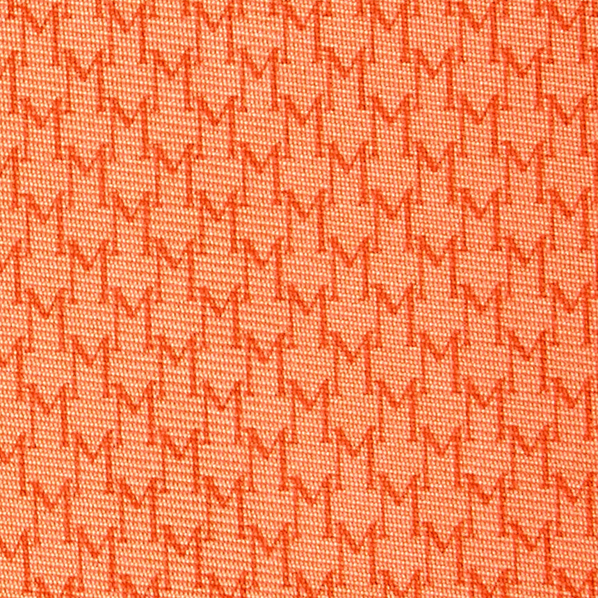 CRAVATTA DONNA IN SETA STAMPATA ARANCIONE