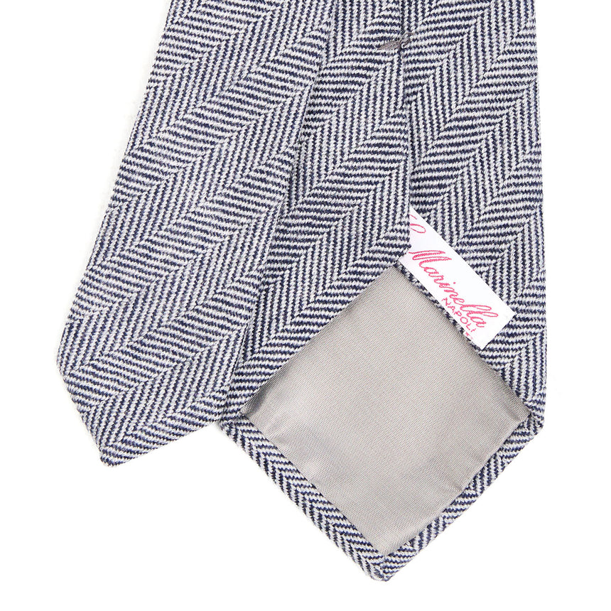 CRAVATTA DONNA IN LANA GRIGIO SCURO