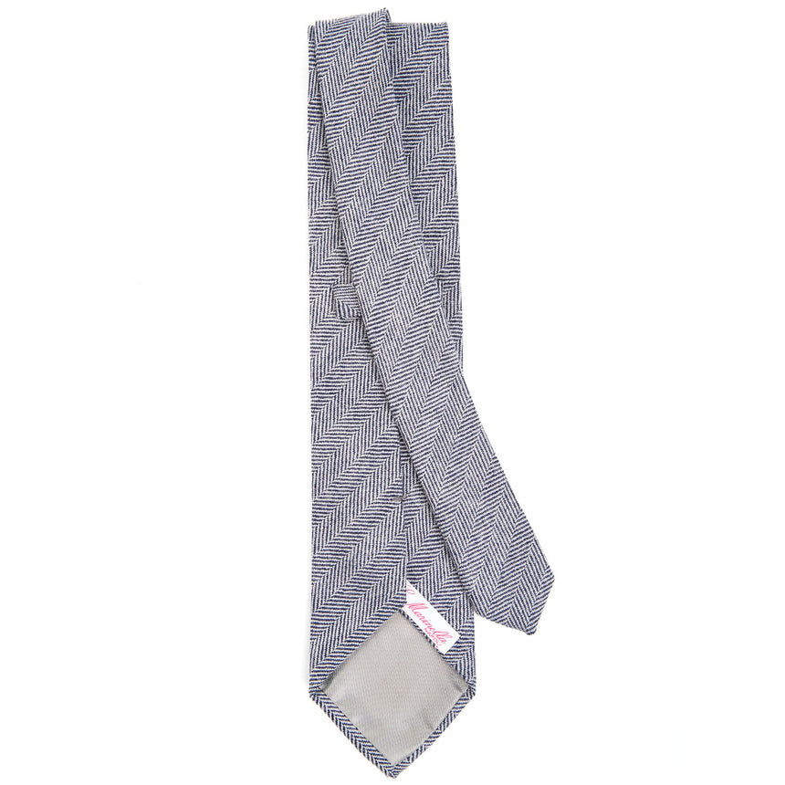 CRAVATTA DONNA IN LANA GRIGIO SCURO