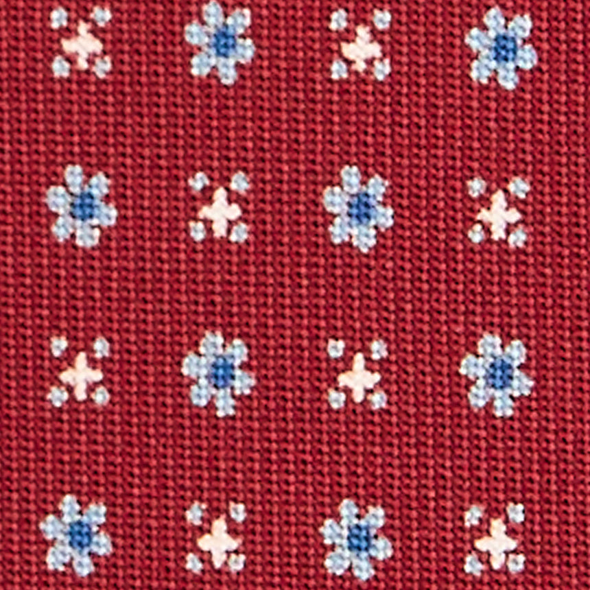 BURGUNDY EXTRA LONG SARTORIAL SILK TIE