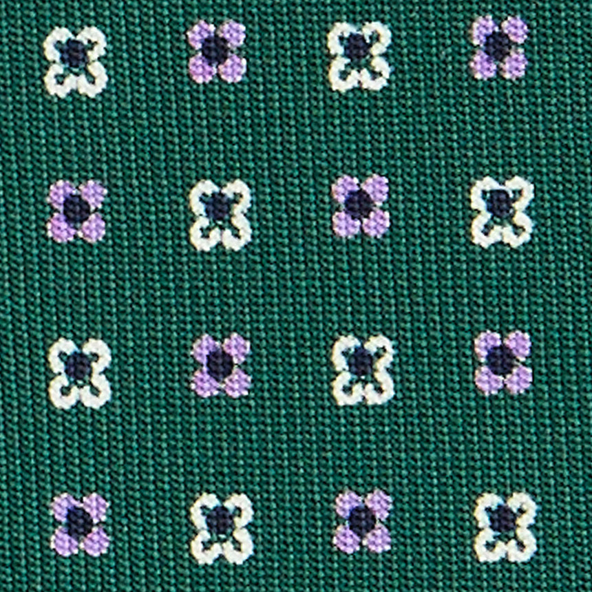 DARK GREEN EXTRA LONG SARTORIAL SILK TIE