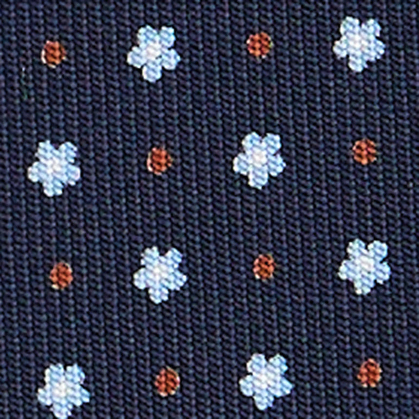 DARK BLUE EXTRA LONG SARTORIAL SILK TIE