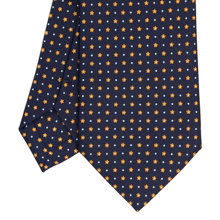 DARK BLUE EXTRA LONG SARTORIAL SILK TIE