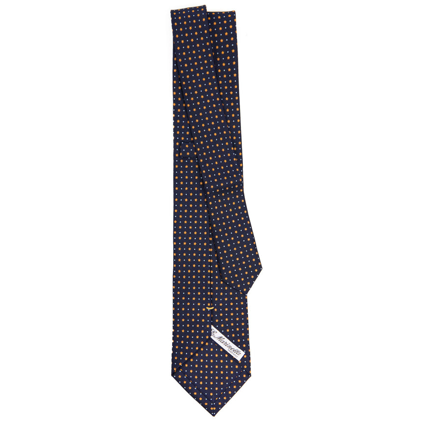 DARK BLUE EXTRA LONG SARTORIAL SILK TIE