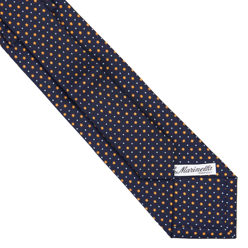 DARK BLUE EXTRA LONG SARTORIAL SILK TIE