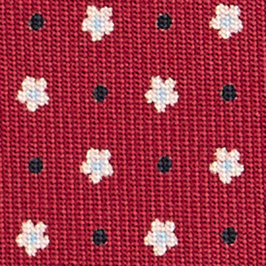 BURGUNDY EXTRA LONG SARTORIAL SILK TIE