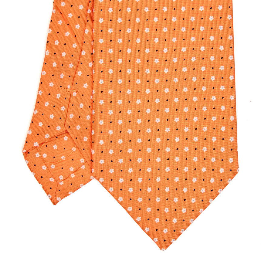 ORANGE EXTRA LONG SARTORIAL SILK TIE