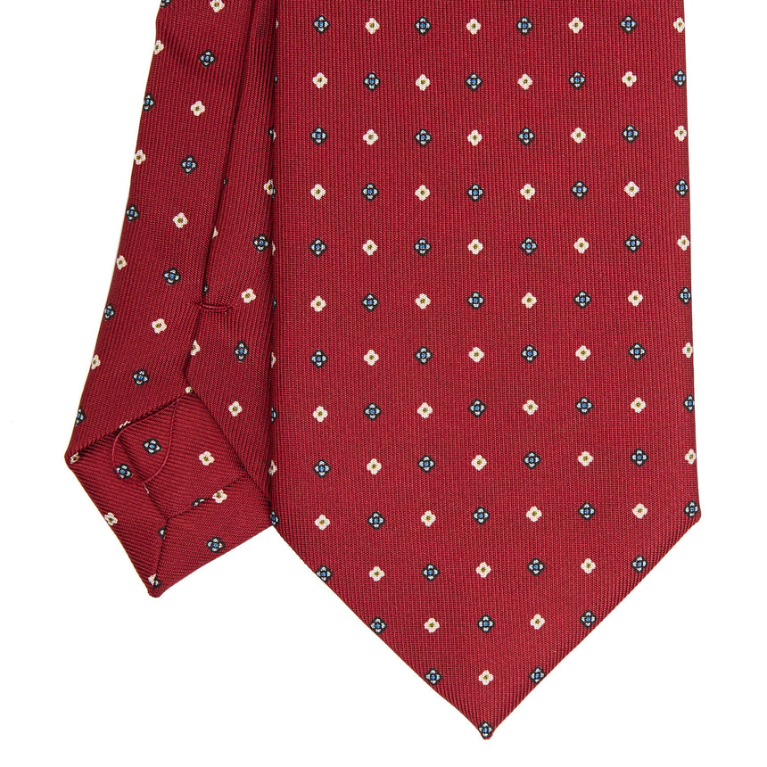 BURGUNDY EXTRA LONG SARTORIAL SILK TIE