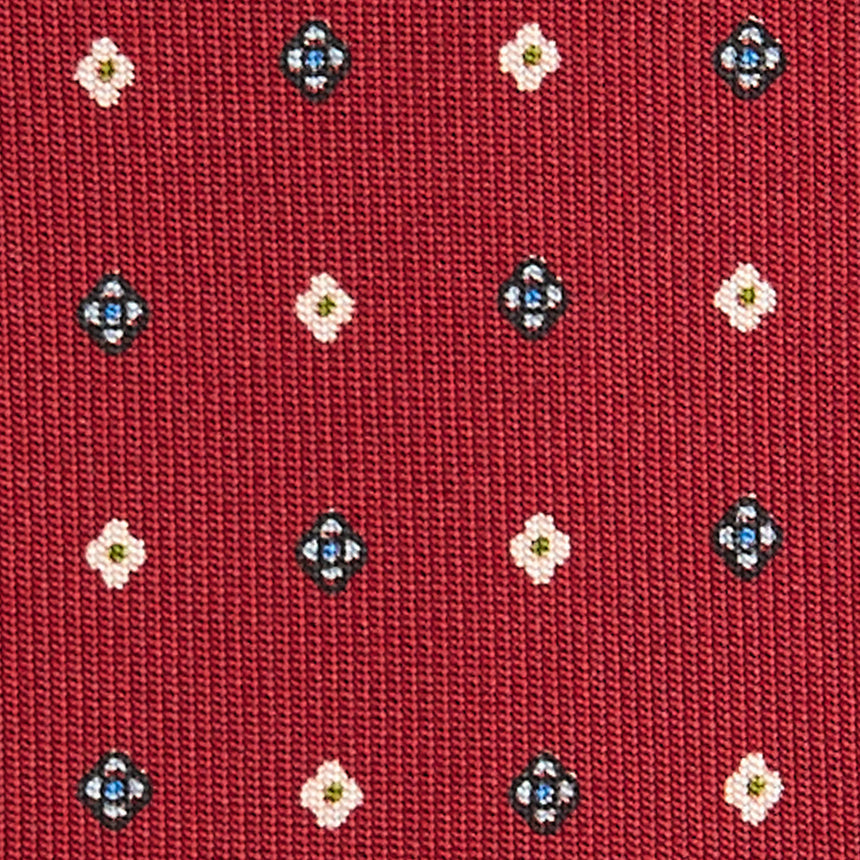 BURGUNDY EXTRA LONG SARTORIAL SILK TIE