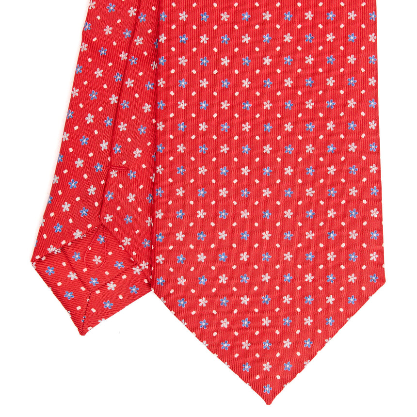 RED EXTRA LONG SARTORIAL SILK TIE