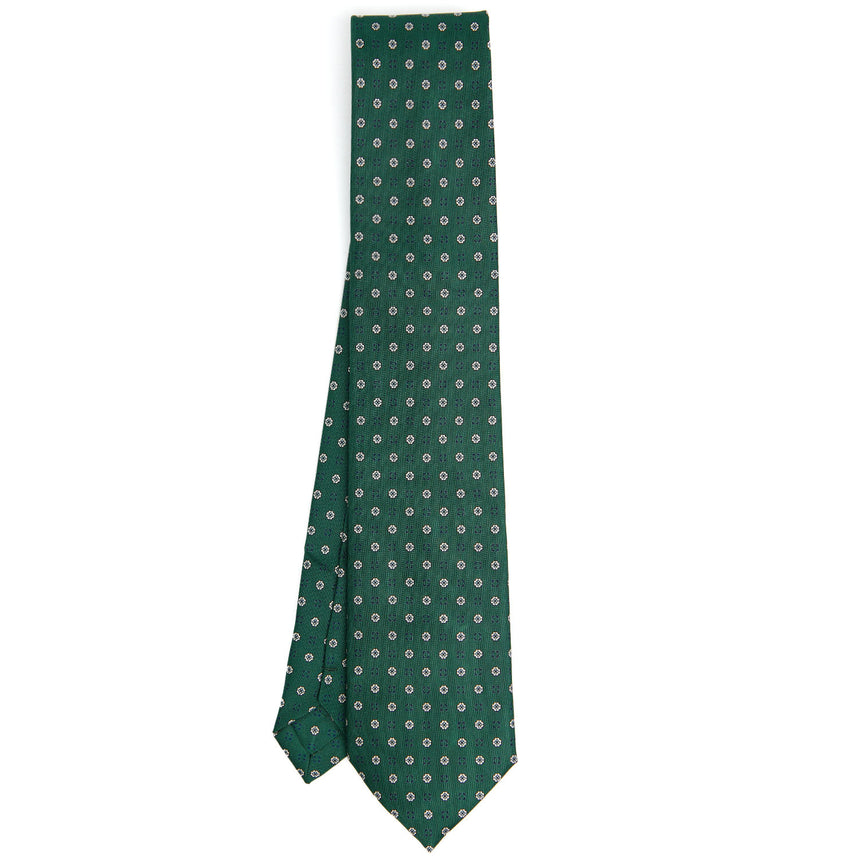 DARK GREEN EXTRA LONG SARTORIAL SILK TIE