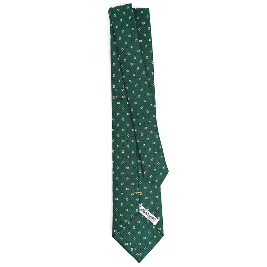 DARK GREEN EXTRA LONG SARTORIAL SILK TIE