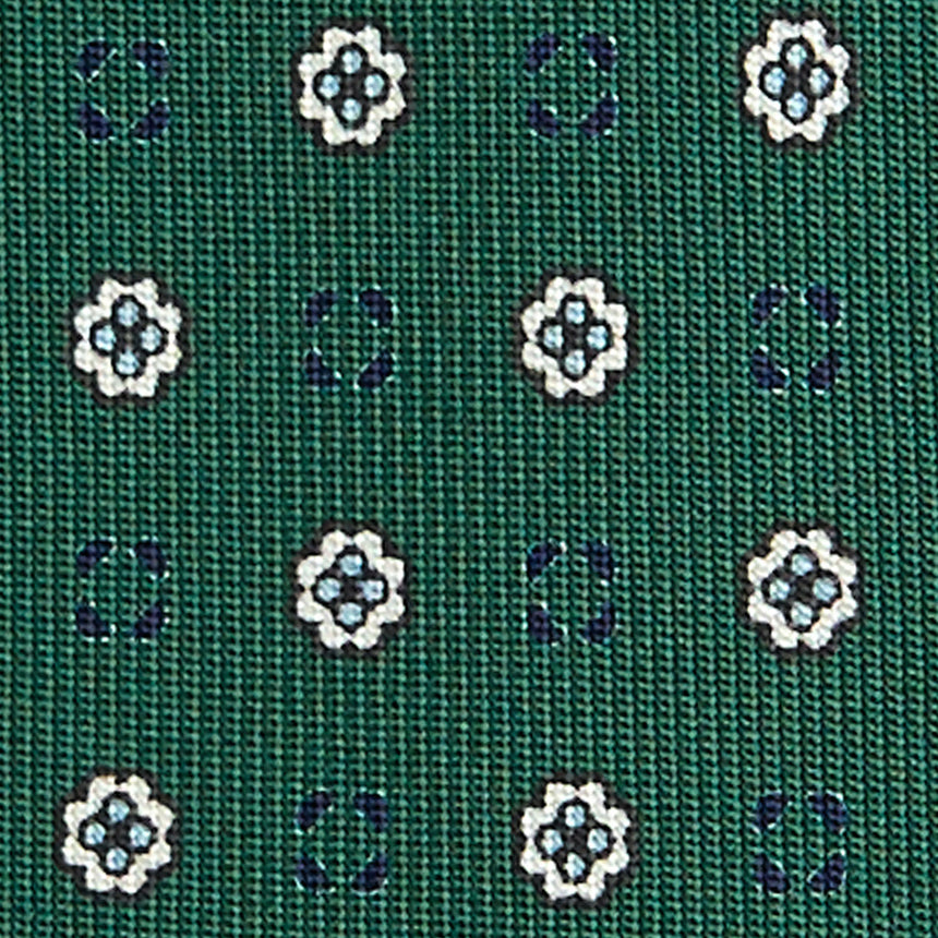 DARK GREEN EXTRA LONG SARTORIAL SILK TIE