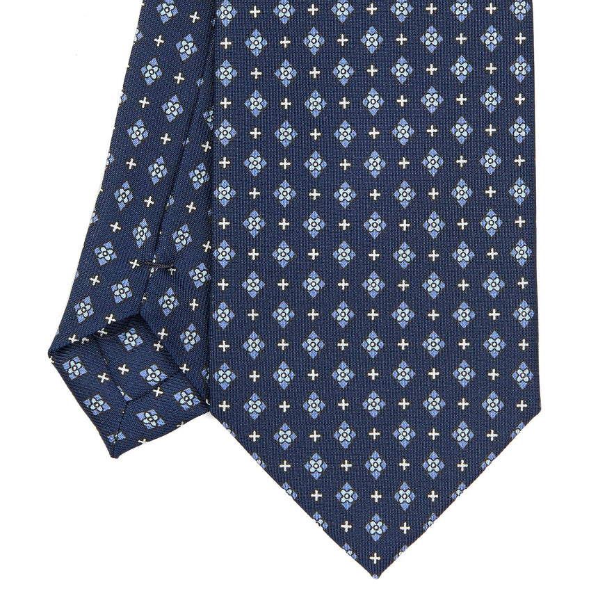 DARK BLUE EXTRA LONG SARTORIAL SILK TIE