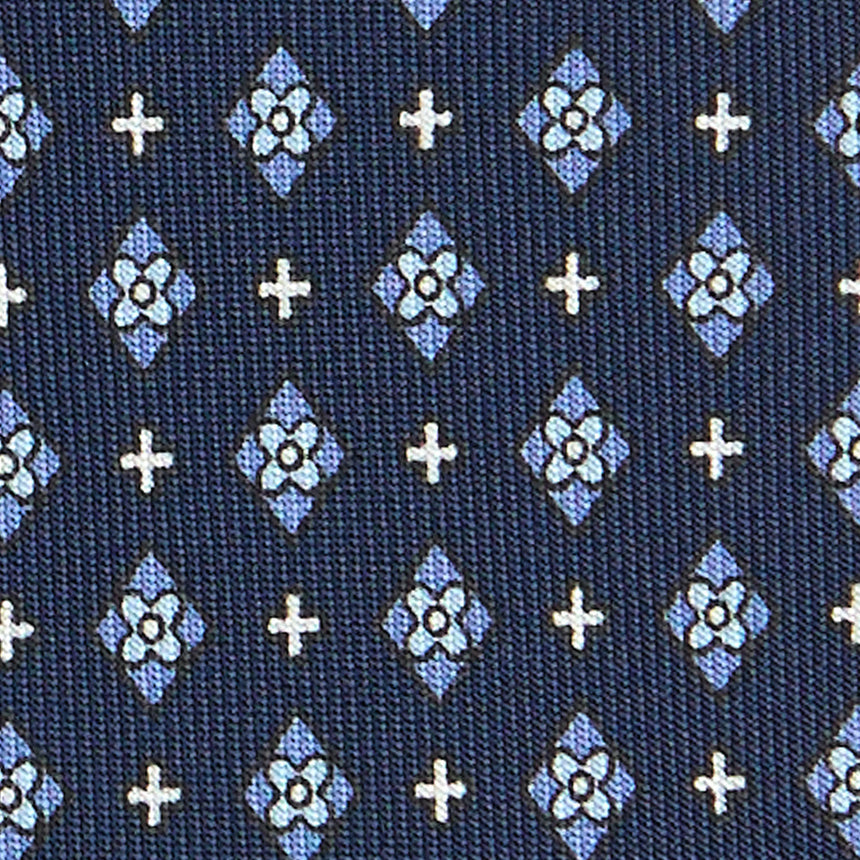 DARK BLUE EXTRA LONG SARTORIAL SILK TIE