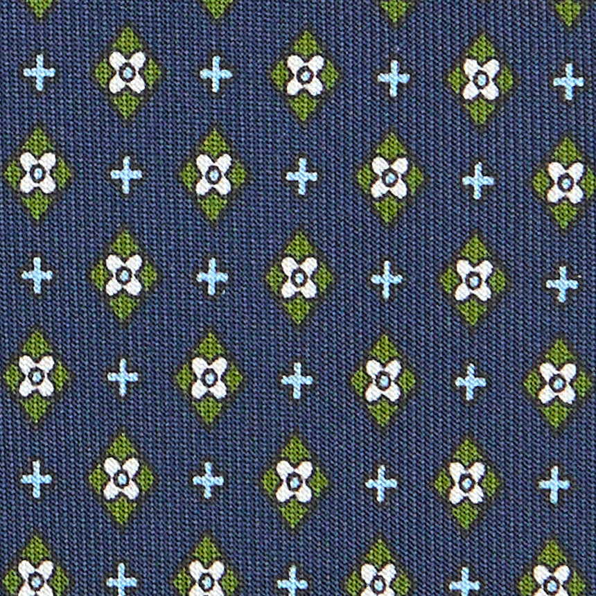 DARK BLUE EXTRA LONG SARTORIAL SILK TIE