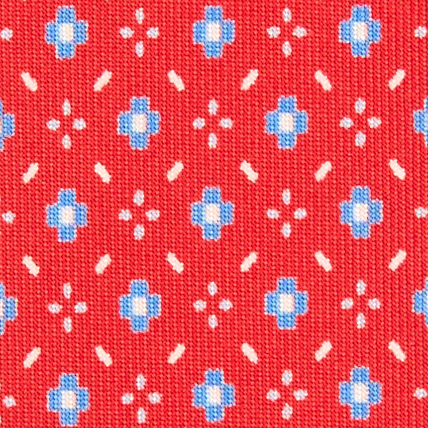 RED EXTRA LONG SARTORIAL SILK TIE