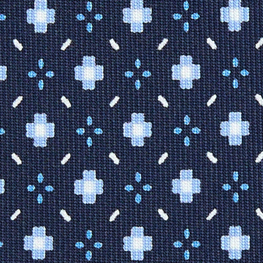 DARK BLUE EXTRA LONG SARTORIAL SILK TIE