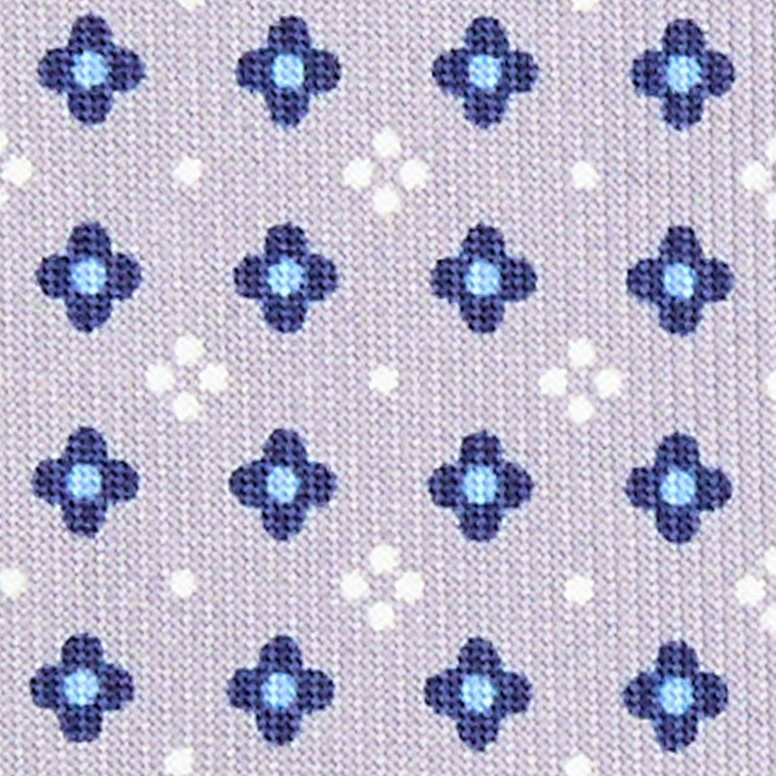 CRAVATTA SARTORIALE EXTRA LONG IN SETA GRIGIO CHIARO