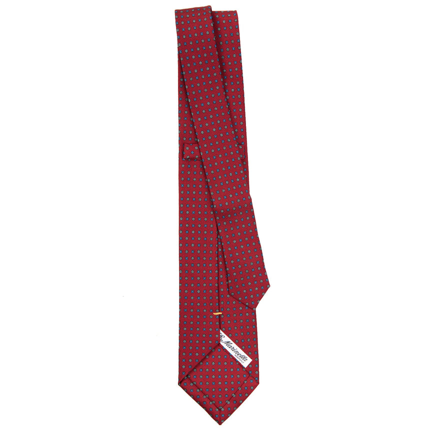 CRAVATTA SARTORIALE EXTRA LONG IN SETA BORDEAUX