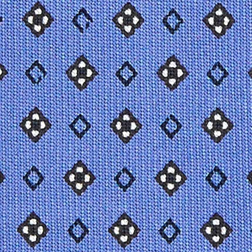 CRAVATTA SARTORIALE EXTRA LONG IN SETA AZZURRO POLVERE