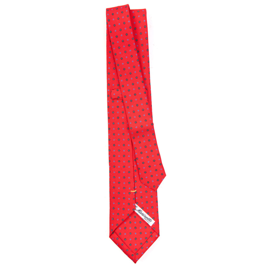RED EXTRA LONG SARTORIAL SILK TIE