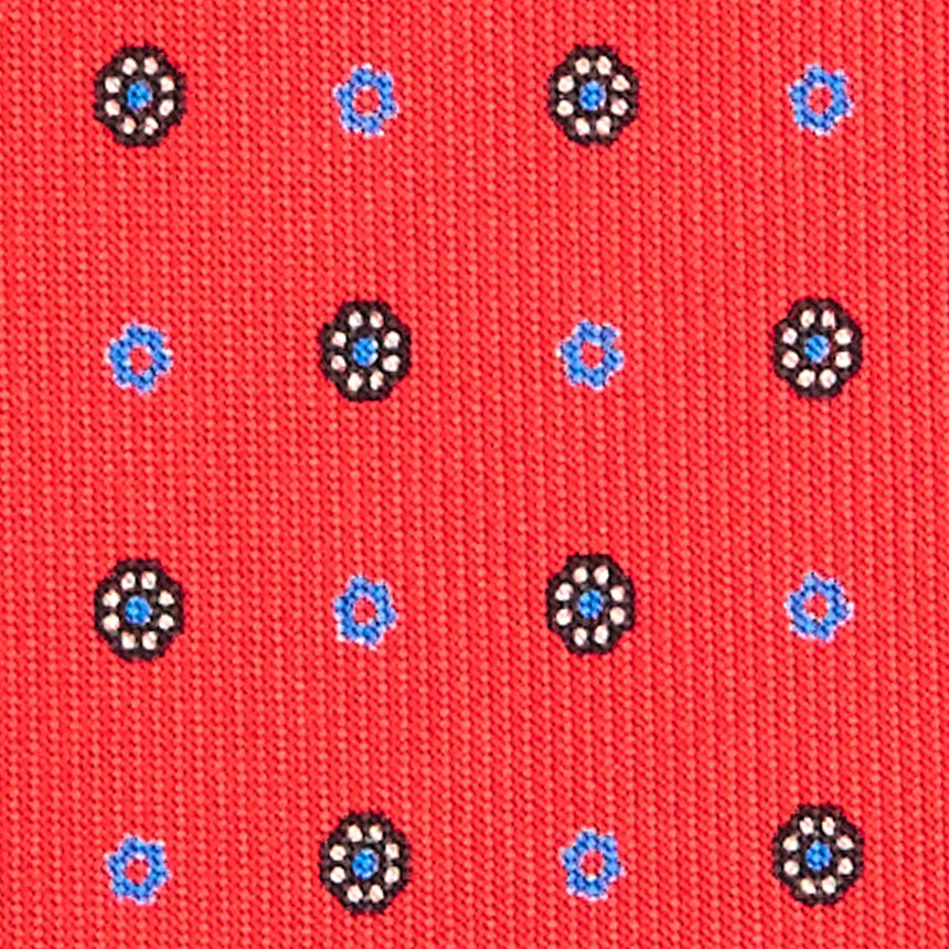 RED EXTRA LONG SARTORIAL SILK TIE