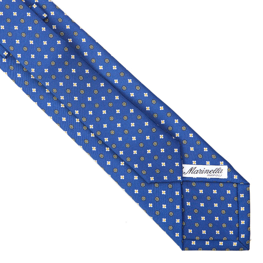 CRAVATTA SARTORIALE EXTRA LONG IN SETA BLU