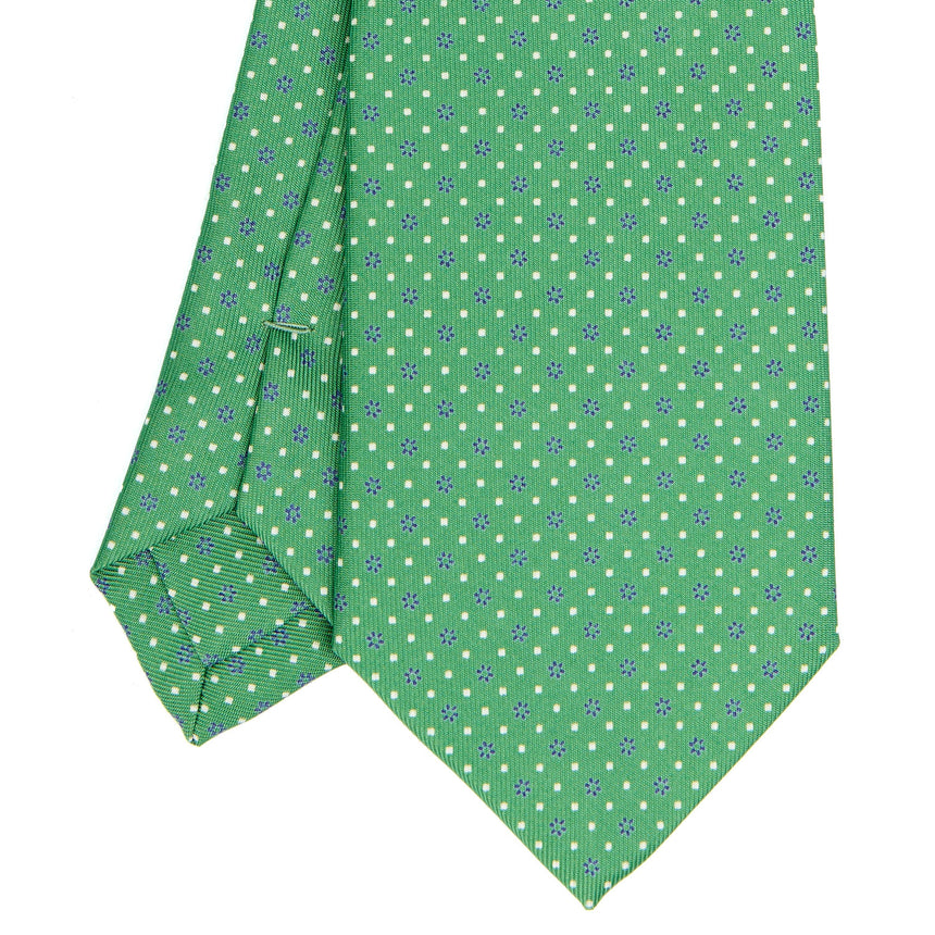 CRAVATTA SARTORIALE EXTRA LONG IN SETA VERDE