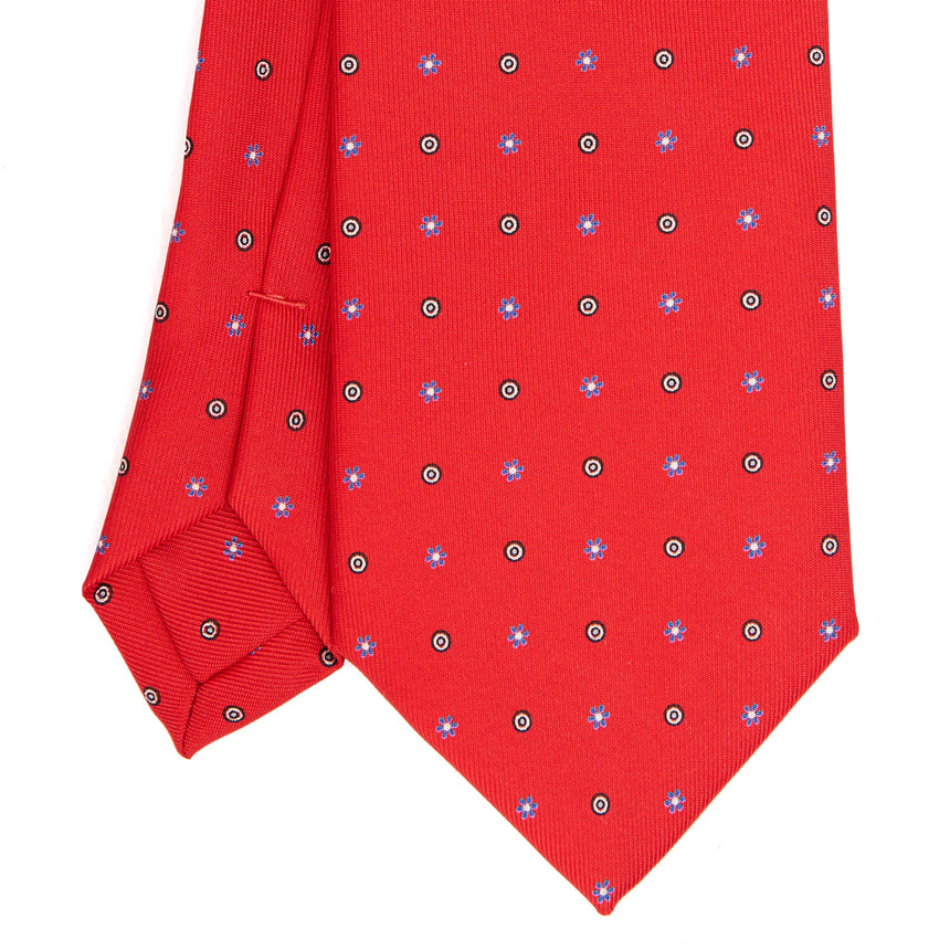 RED EXTRA LONG SARTORIAL SILK TIE