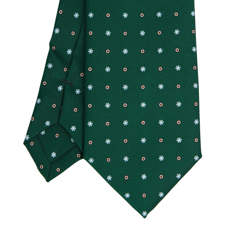 CRAVATTA SARTORIALE EXTRA LONG IN SETA VERDE
